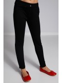 Pantaloni Negri din Bumbac NDZ53223 - Magazin online - Boutique